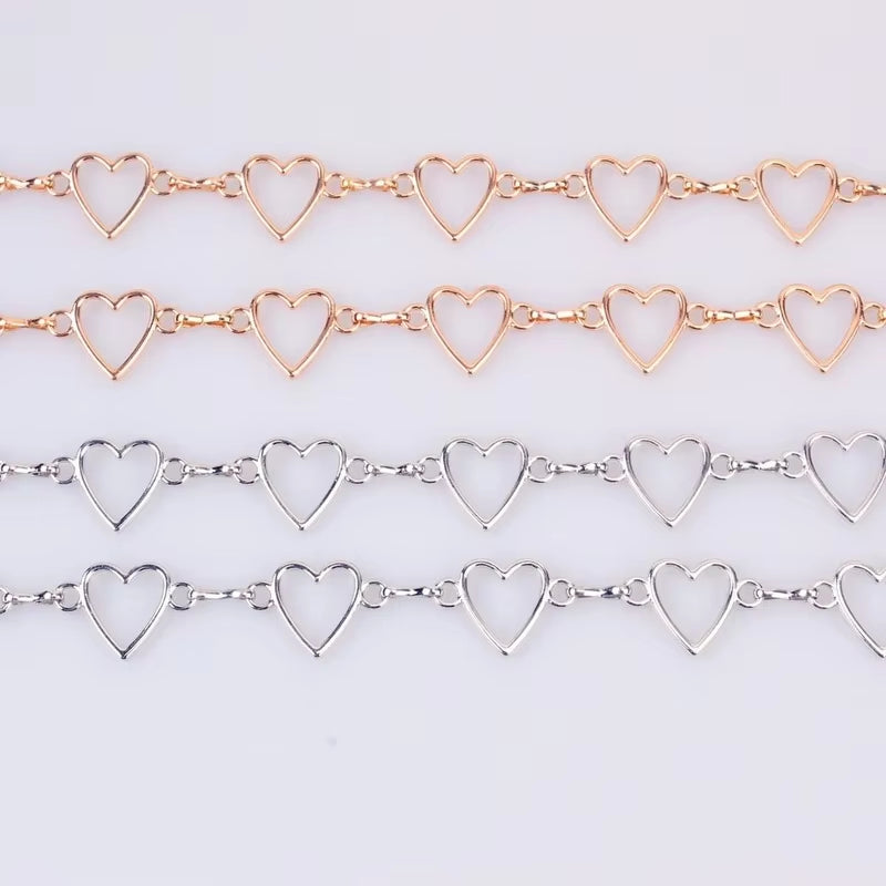 Women Fashion Heart Shaped Metal Waist Chain Belt Waistband Accessories