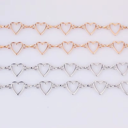 Women Fashion Heart Shaped Metal Waist Chain Belt Waistband Accessories